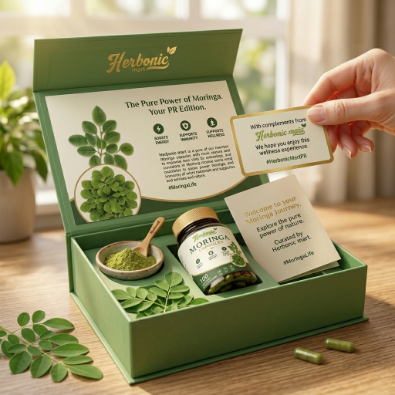 Herbonic Mart Moringa Capsules - 100 Capsules